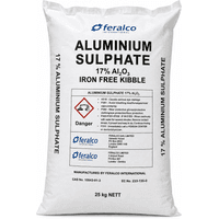 Aluminum Sulfate — White or off-white granular solid