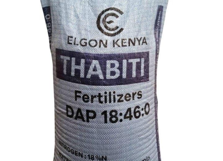 Elgon Kenya Thabiti DAP 18-46-0 — White granular crystal