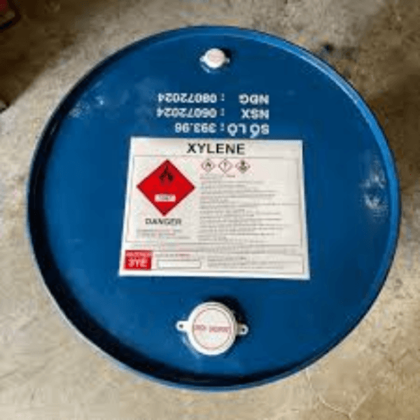 Xylene — Clear, colorless liquid