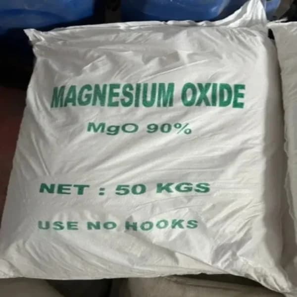 Magnesium Oxide 90% Industrial Grade — White crystalline powder
