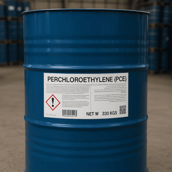 Perchloroethylene (PCE) — Colorless liquid