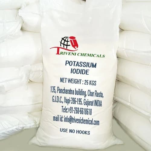 Potassium Iodide — White crystalline or granular solid