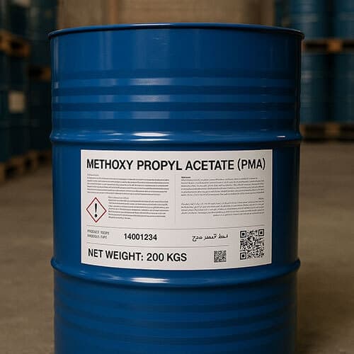 Methoxy Propyl Acetate (PMA) — Clear, colourless liquid