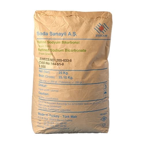Refined Sodium Bicarbonate — Odorless, white crystalline powder