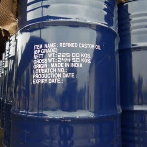 Refined Castor Oil — Pale yellow to colorless liquid