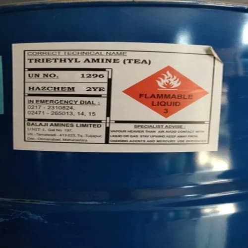 Triethyl Amine (TEA) — Colorless liquid