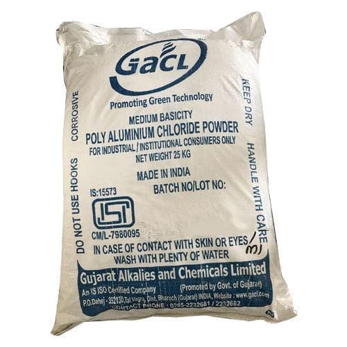 Poly Aluminum Chloride Powder — White to off-white powder.