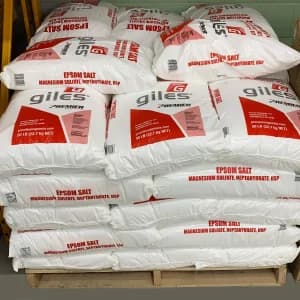 Epsom Salt (Magnesium Sulfate Heptahydrate) — Granular white solid