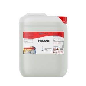 Hexane — Clear, colorless liquid