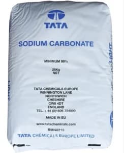 Sodium Carbonate — Odorless crystalline powder