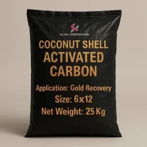 Coconut Shell Activated Carbon — Granular, dark material