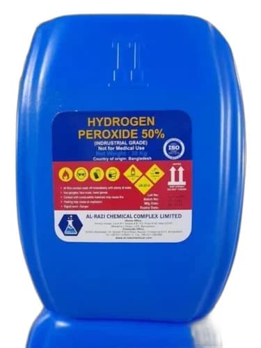 Hydrogen Peroxide 50% — Colourless liquid