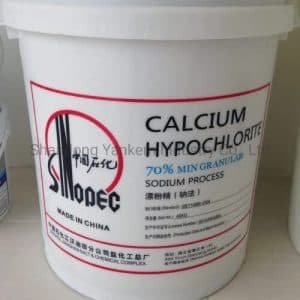 Calcium Hypochlorite — Granular, white powder