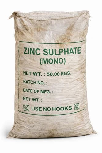 Zinc Sulphate (Mono) — White crystalline solid