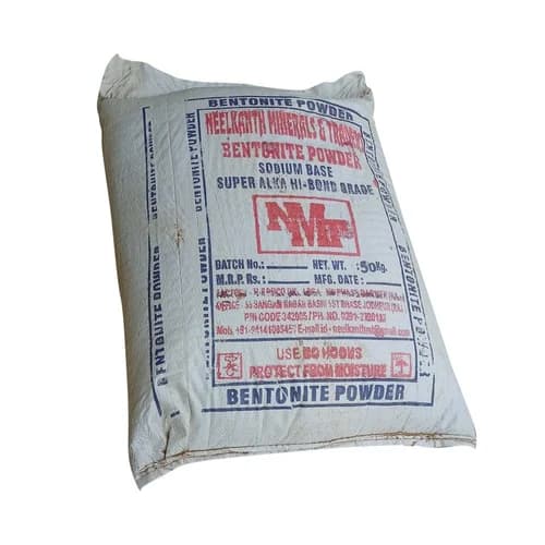 Bentonite Powder — Fine grayish powder