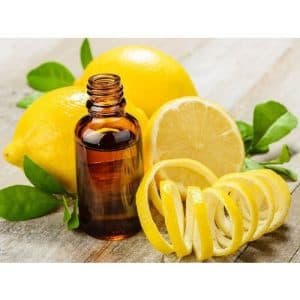 Lemon Perfume — Clear liquid.
