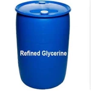 Refined Glycerine — Clear, colorless liquid