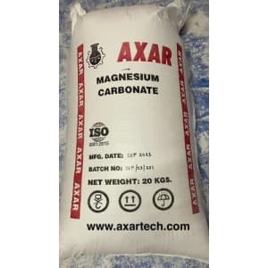 Magnesium Carbonate — White powder