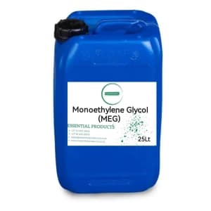 Monoethylene Glycol (MEG) — Clear, colorless liquid