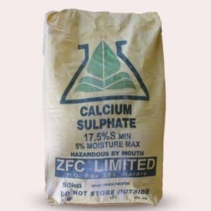 Calcium Sulfate — Granular, white powder