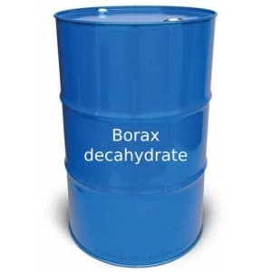Borax Decahydrate — White crystalline solid