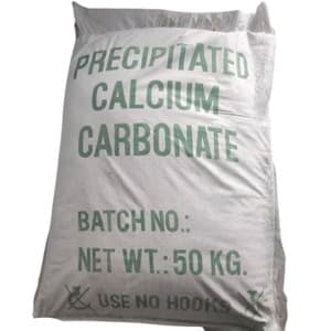 Precipitated Calcium Carbonate — White powder