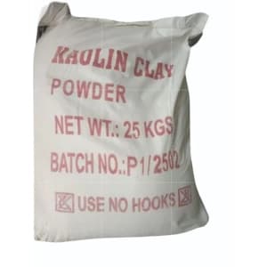 Kaolin Clay Powder — Fine white powder.
