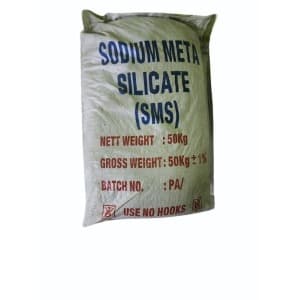 Sodium Meta Silicate (SMS) — White crystalline powder