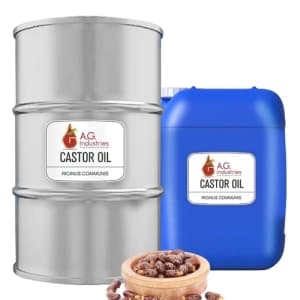 Castor Oil — Pale yellow viscous liquid