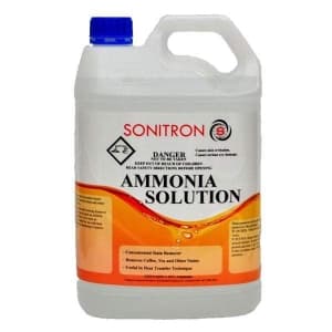 Ammonia Solution — Clear, colorless liquid