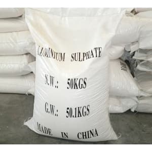 Aluminum Sulfate — White powder