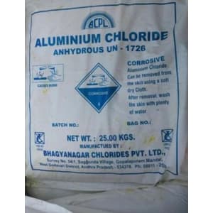 Aluminium Chloride Anhydrous — White granular solids