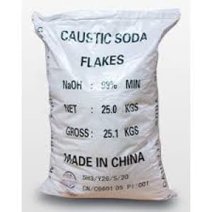 Caustic Soda Flakes — Granular white flakes