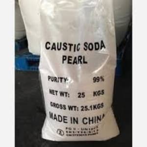 Caustic Soda Pearl — Granular white solid