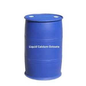 Liquid Calcium Octoate — Liquid form, clear to slightly yellowish appearance.