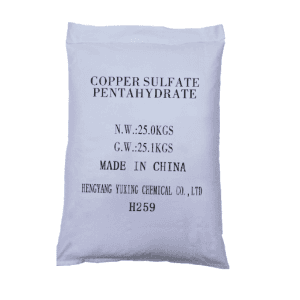 Copper Sulfate Pentahydrate — Blue, granular solid