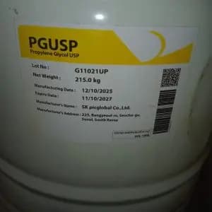 Propylene Glycol USP — Clear, colorless liquid