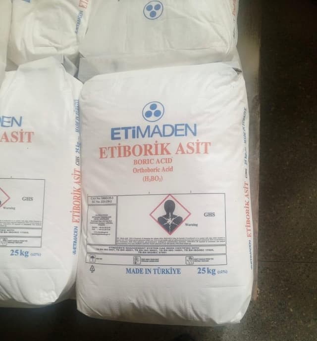 ETİBORİK ASİT (Boric Acid) — White powder
