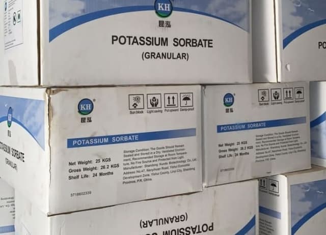 Potassium Sorbate — Granular white powder