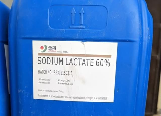 Sodium Lactate 60% — Clear liquid