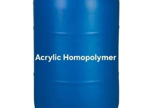 Acrylic Homopolymer — Clear, viscous liquid