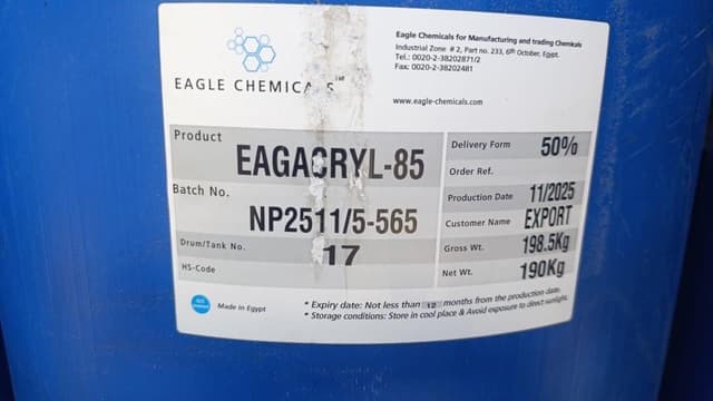EAGACRYL-85 — Liquid formulation