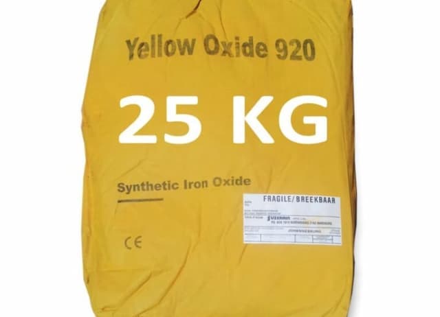 Yellow Oxide 920 — Powdered yellow pigment